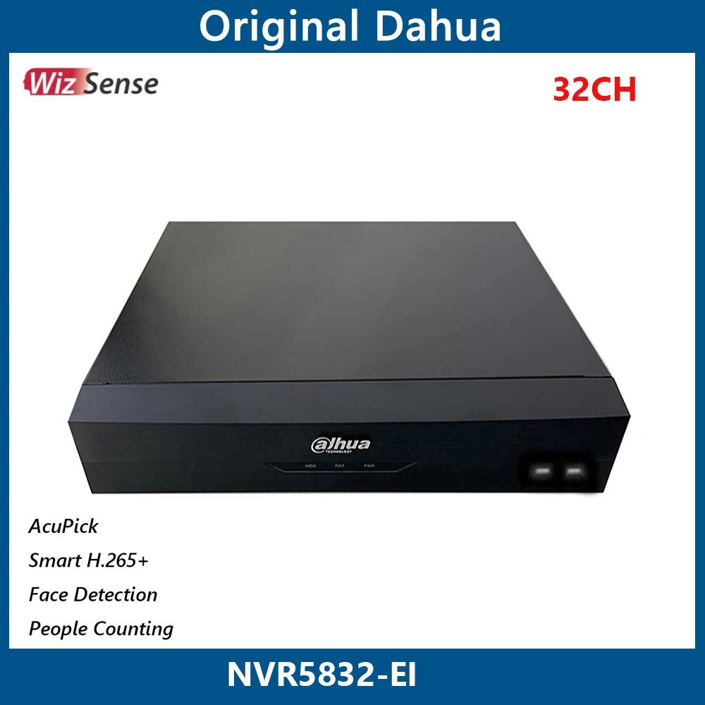 Dahua 32 ä WizSense Ʈũ  , 8HDD, H.265 + AI   AcuPick N + M Ŭ, 32ch NVR  NVR5832-EI